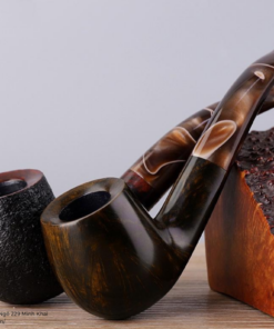 Tẩu Gỗ Thạch Nam Rustic Briar No.63