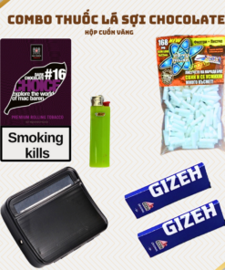 COMBO Thuốc Lá Sợi Chocolate ( Hộp Cuốn Đen)