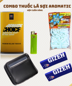 COMBO Thuốc Lá Sợi Aromatic ( Hộp Cuốn Đen)