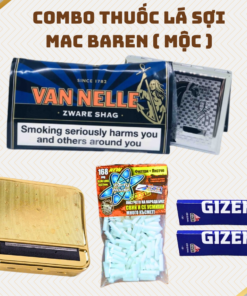 Combo Thuốc Lá Sợi Vị Mộc VanNelle ( Hộp Cuốn Vàng )