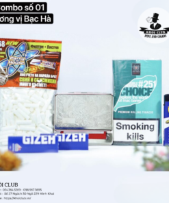 Combo Thuốc Lá Sợi Vị Bạc Hà
