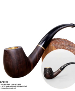 Tẩu Gỗ Cẩm Lai Roud Apple 1977 Lõi Đồng