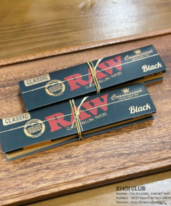 Giấy Cuốn RAW BLACK CONNOISSEUR KING SIZE & FILTER TIP