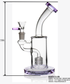 Boong Thuỷ Tinh Matrix Glass - Mầu Tím 1 Tầng Lọc