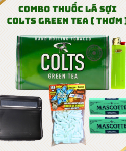 COMBO Thuốc Lá Sợi Colts Green Tea ( Thơm )