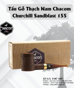 Tẩu Gỗ Thạch Nam Chacom Churchill Sandblast 155
