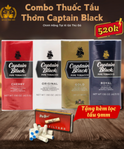 Combo 4 Gói Thuốc Tẩu Thơm Captain Black
