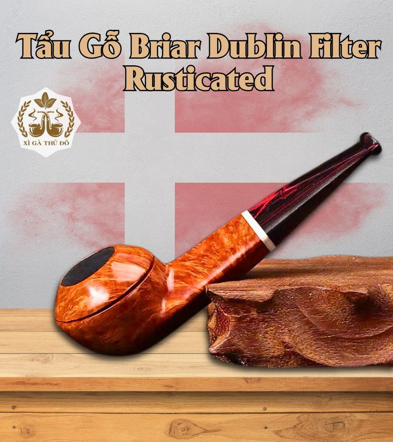 Tẩu Gỗ Thạch Nam Dublin Filter Rusticated