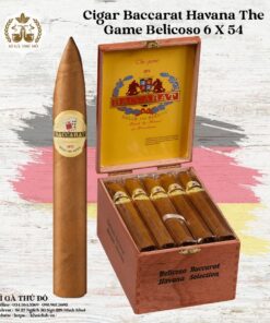 Cigar Baccarat Havana The Game Belicoso 6x54