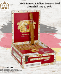 XÌ GÀ ROMEO Y JULIETA RESERVA REAL CHURCHILL – HỘP 10 ĐIẾU CHÍNH HÃNG