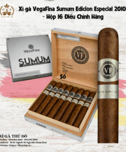 XÌ GÀ VEGGAFINA SUMUM EDICION ESPECIAL 2010 - HỘP 16 ĐIẾU CHÍNH HÃNG
