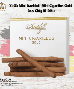 Xì Gà Mini Davidoff Mini Cigarillos Gold- Bao Giấy 10 Điếu