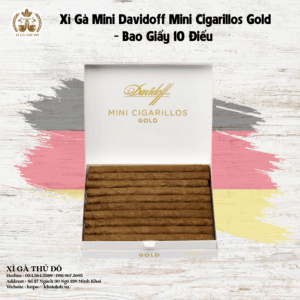 Xì Gà Mini Davidoff Mini Cigarillos Gold