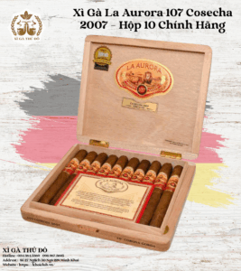 Xì Gà La Aurora 107 Cosecha 2007 – Hộp 10 Chính Hãng