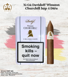Xì Gà Davidoff Winston Churchill hộp 4 Điếu