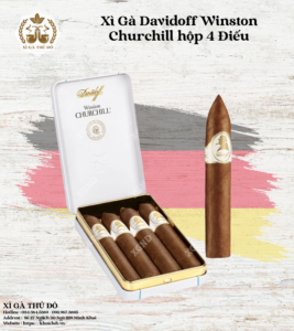 Xì Gà Davidoff Winston Churchill hộp 4 Điếu