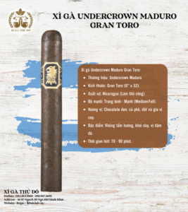 Xì gà Undercrown Maduro Gran Toro