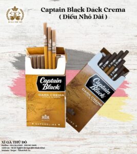 Captain Black Dark Crema điếu nhỏ dài