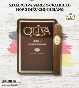 Xì Gà Oliva Serie O Cigarillo - Hộp 5 Điếu Chính Hãng