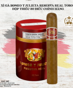 Xì Gà Romeo Y Julieta Reserva Real Toro - Hộp Thiếc 20 Điếu Chính Hãng