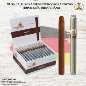 Xì Gà La Aurora Principes Corona Brown