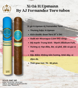 Xì Gà H.upman By AJ Fernandez Toro tubos