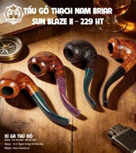 Tẩu Gỗ Thạch Nam Briar Sun Blaze II - 229 HT